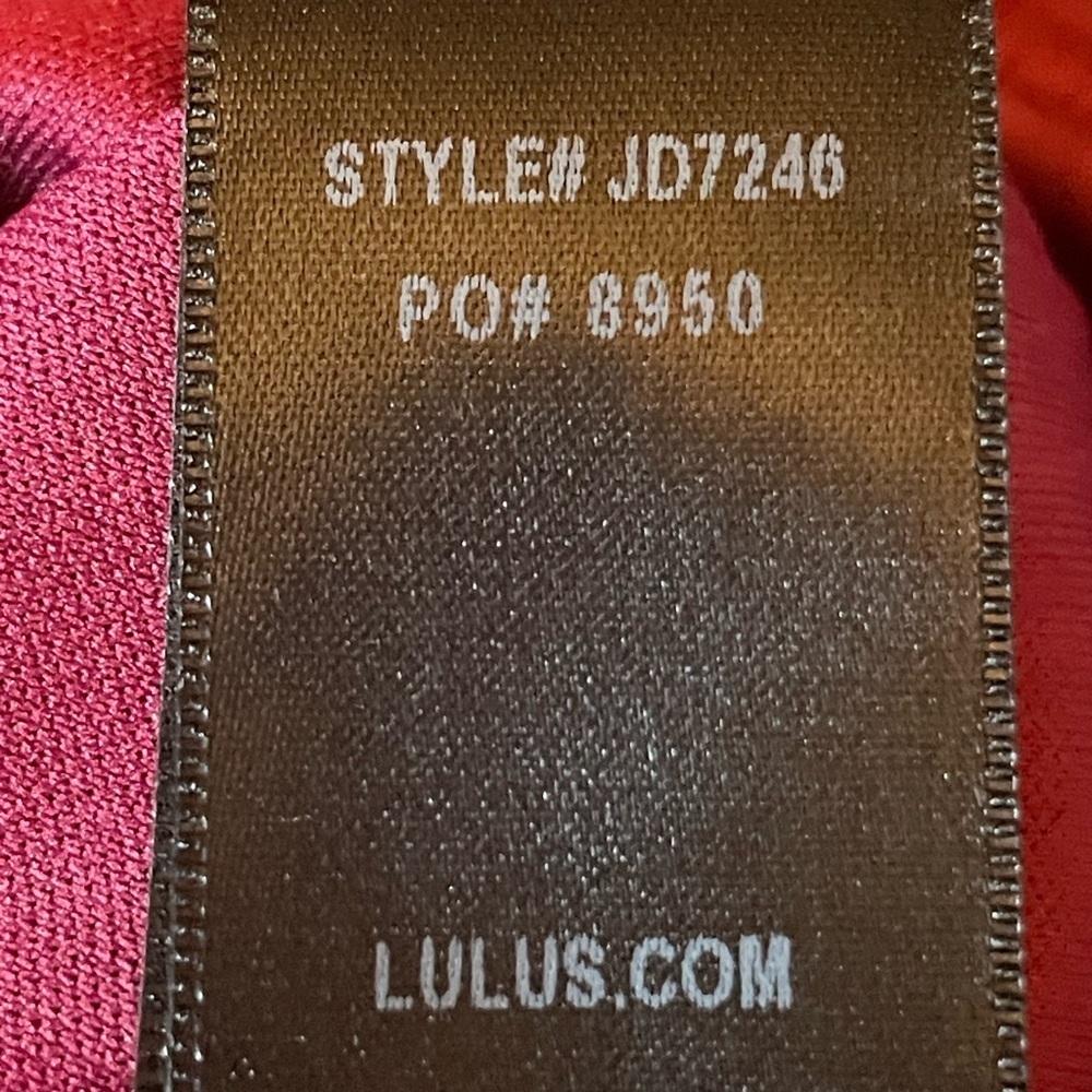 Lulu’s All She Wants burgundy off shoulder dress - Picture 6 of 6